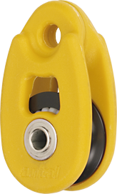 Antal Kunststoff Mini Snatch Block, Gelb