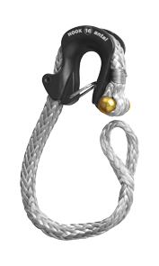Antal Aluminium Low Friction Hook (Mit Schnapphaken), Arbeitslast 1500kg, Loop Bruchlast 4500kg