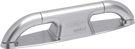 Antal Roller Cleat Modell Rc350/Si Large, Silber Eloxiert