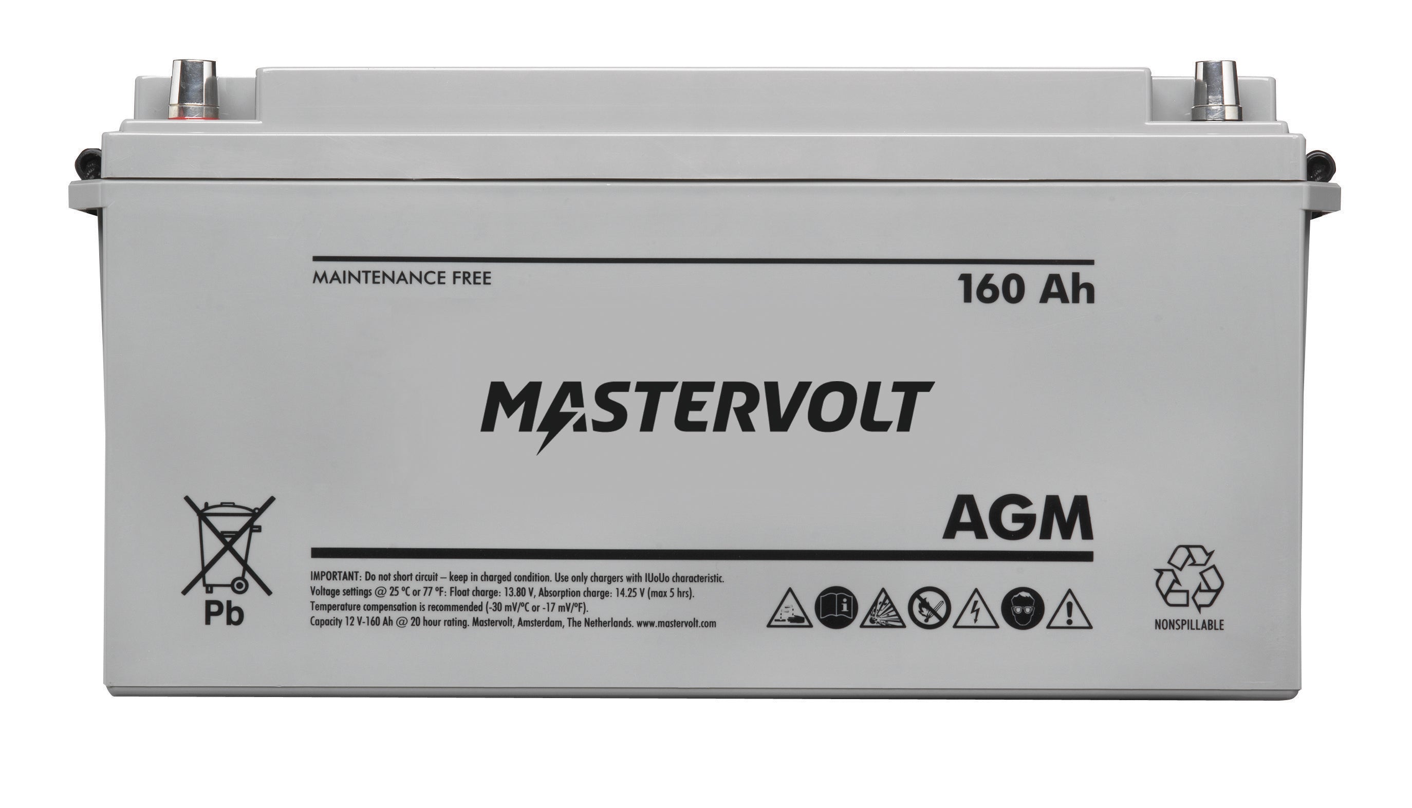 Mastervolt Batterie AGM 12V / 160Ah
