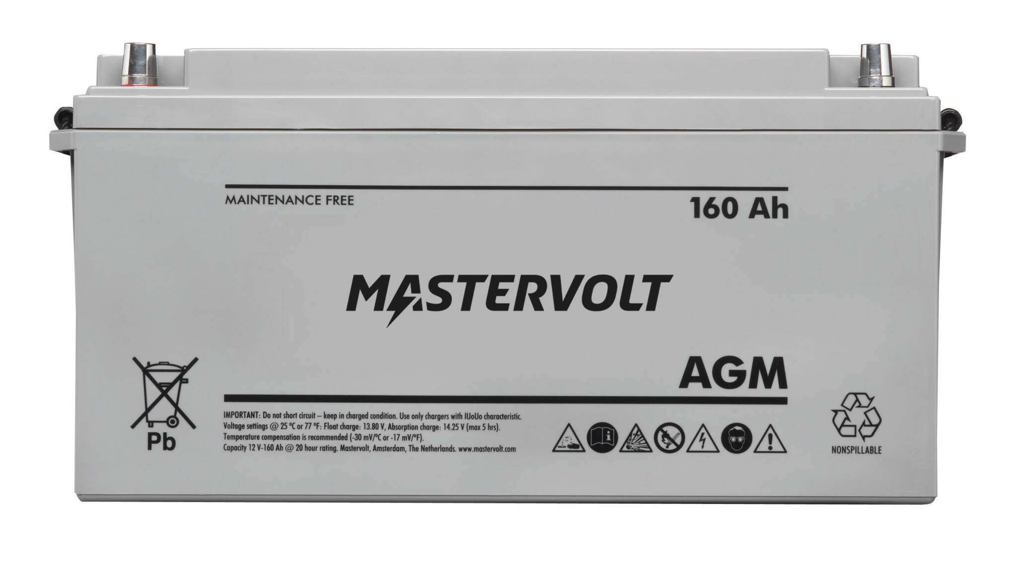 Mastervolt Batterie AGM 12V / 160Ah