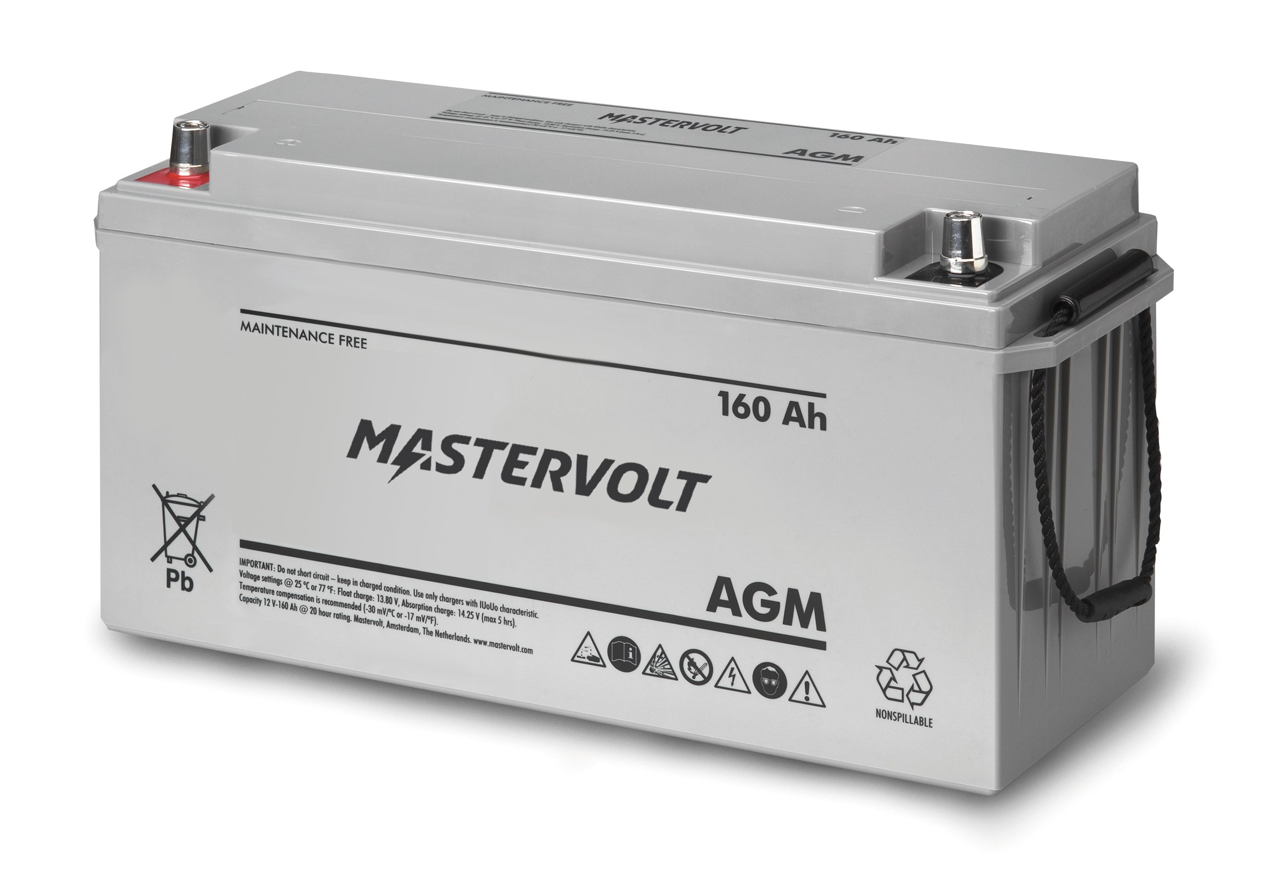 Mastervolt Batterie AGM 12V / 160Ah
