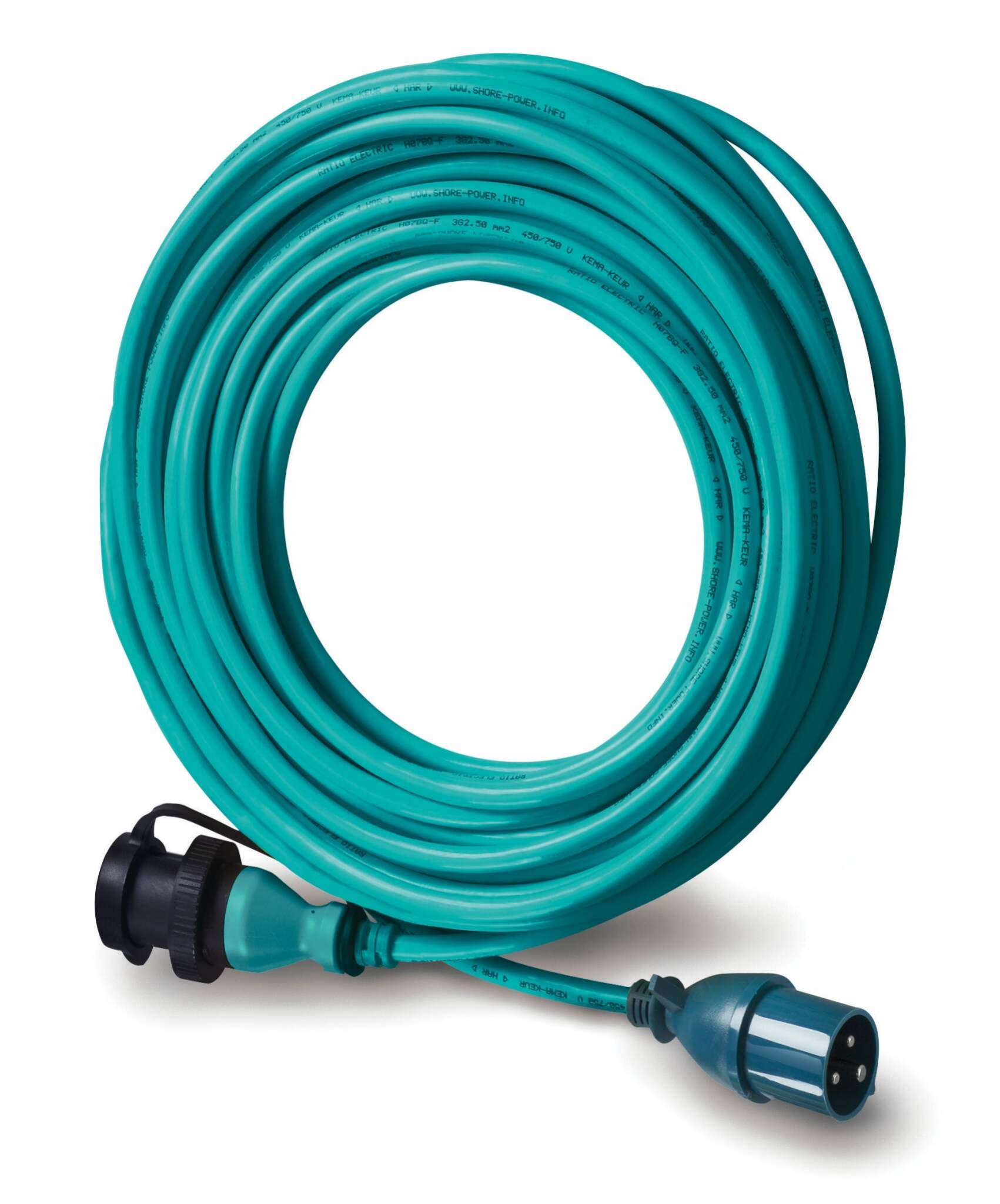 Mastervolt Landanschlusskabel 15m 2,5mm² - grün