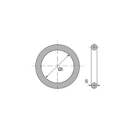 Rundring Messing 4x16,5-6,5x31,5 mm 10St.