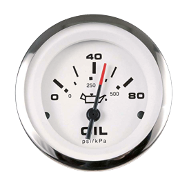 Allpa Lido Pro Öldruckanzeiger 0-80psi (Sw)