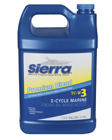 Sierra Motoröl "Blue" Premium Tc3-W3, 3.78l, Für Aussenborder 2-Takt