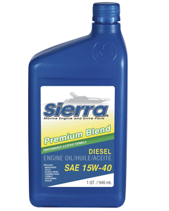 Sierra Motoröl 15w-40, Api Cl-4, 946ml, Für Dieselmotoren