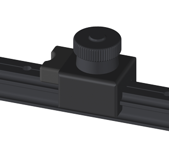Antal Aluminium Verstellbarer Stopper 26x20mm (2x)