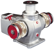 Lofrans Windlasses Ankerwinde Horizontal, Modell 'Titan B', 24v, 2300w, 2x Kettennuß 12-13 Din & 1x Spillkopf