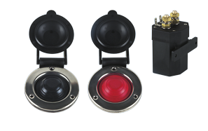 Allpa Niro Fußschalter 'Up', Rot