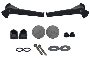 Goïot Evolution Plastik Interieurhebel, Inkl. Montagesatz (Grau)