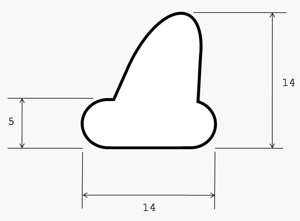 Goïot Dichtung Opal-Luken (Preis Pro Meter)