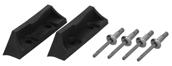 Goïot Tradition Plastik Verschleißnocken Für 34.20-Serie, Inkl. Blindnieten (Satz Von 2 Stück)