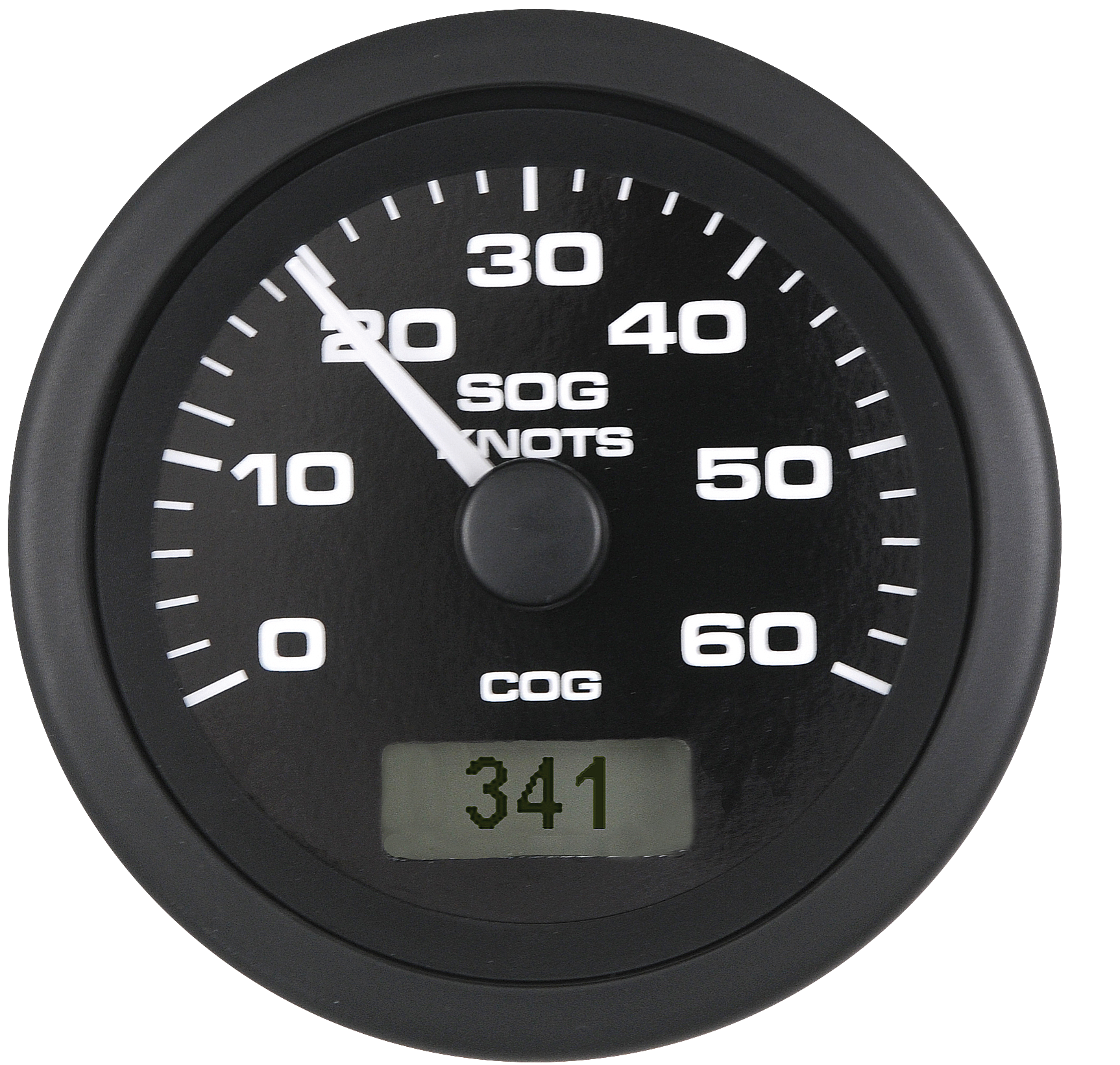 Allpa Premier Pro Gps Geschwindigkeitsanzeiger 60 Knoten, Schwarz Mit Schwarzem Rand