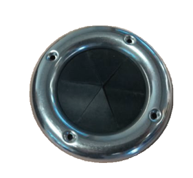 Allpa Kabeldurchführung Ø90x58mm, H=5mm; Mit Niro 316 Ring