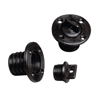 Allpa Kunststoff Lenzstopfen, Ø25mm, Schwarz