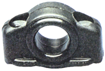 Allpa Kunststoff Leitöse, Max. Ø6mm, Schwarz