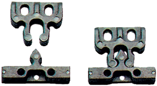 Allpa Kunststoff Türklemme, Weiß