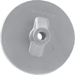 Allpa Aluminium Anode Mercruiser/Z-Antrieb/Mercury Outboard, Circular Plate (Oem 76214-5)