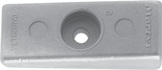 Allpa Aluminium Anode Mercury/Mariner/Force/Honda Outboard, Wedge (Oem 826134)