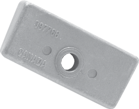 Allpa Aluminium Anode Omc/Johnson/Evinrude, Block (Oem 397768)