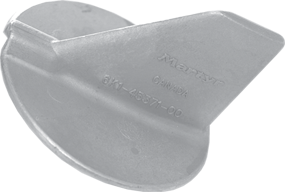 Allpa Zinkanode Yamaha Aussenborder, Skeg (Oem 6k1-45371-00)