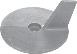 Allpa Aluminium Anode Mercury/Mariner/Force/Honda Outboard, Skeg (Oem 41107zw1b01)