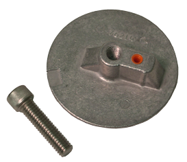 Navalloy Mercury Anode; Trim Tab Anode Flat