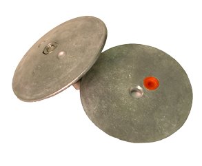 Navalloy Rudder/Trim Tab Anode; 95mm Rudder Trim Tab Double