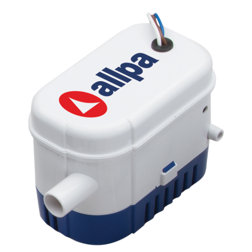 Allpa Bilgepumpe Mit Integriertem Schwimmerschalter, 48l/Min, 12v, 3a, Ø19mm-Schlauchanschluß