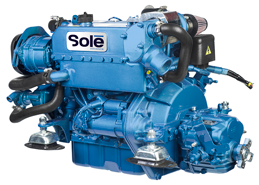 Solé Schiffsdiesel Mini 55 Turbo Mit Technodrive Wendegetriebe Tmc260, R=2.00:1