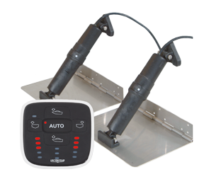 Elektrisches Trimmklappensystem 9"X9" Mit Automatic Leveling Control; 1 Steuerstand