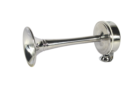 Allpa Niro Elektromagnetisches Signalhorn Typ 'Duck', Einklang, L=250mm, 12v (114db(A)-570hz)