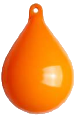 Allpa Anker (Markierungs) Boje, Ø210mm, L=280mm, Orange (Größe 2)