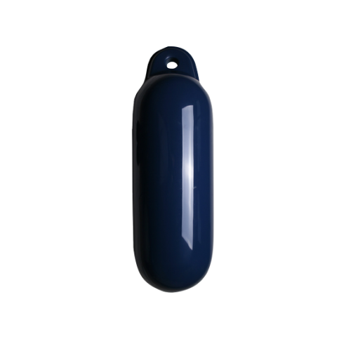 Allpa Fender Tropfenmodell, Ø120mm, L=450mm, Navy (Größe 1) (Aufblassbar Mit Kugelventil)