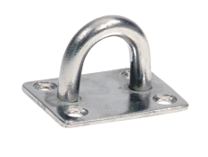 Allpa Niro Augenplatte, 38,5x48mm, Ø8mm