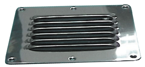 Allpa Niro Lüftungblech 'Louvre', 127x115mm