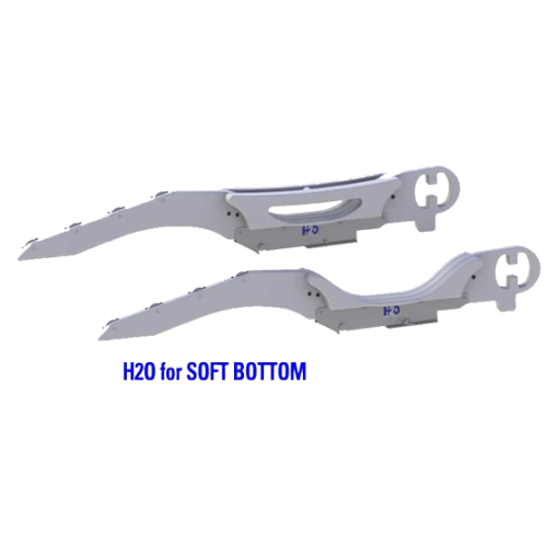 Hurley H2o Davit System 10" Mount Soft Bottom With Foot Plate To Permanently Mount To Swim Platform