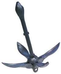 Allpa Feuerverzinkter Faltanker, 0,7kg