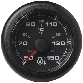 VDO Veratron OCEANLINK™ Motoröltemperatur 52 mm Anzeige 150 °C, schwarz