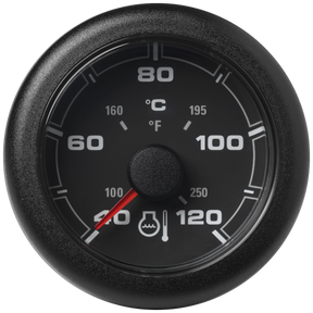 VDO Veratron OCEANLINK™ Kühlwassertemperatur 52 mm Anzeige 120°C schwarz