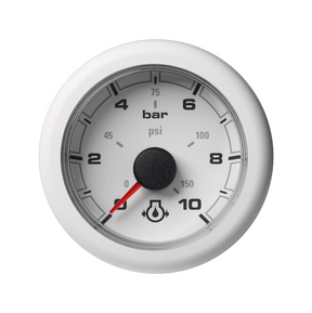 VDO Veratron OCEANLINK™ 52 mm Motoröldruck Anzeige 10bar/150psi, weiß