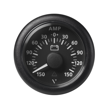 VDO Veratron VIEWLINE Amperemeter -150 / +150 A, Ø 52 mm schwarz