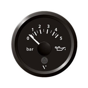 VDO ViewLine Motor Öldruck 5Bar Schwarz 52mm
