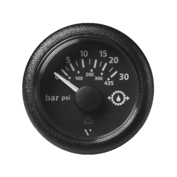 VDO Veratron VIEWLINE Getriebeöldruck Anzeige 0-30 bar, Ø 52 mm schwarz
