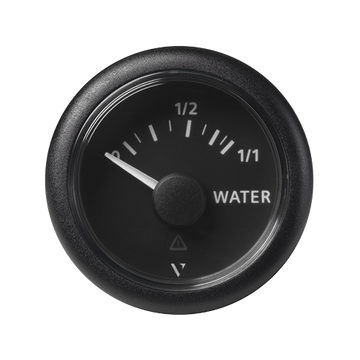 VDO Veratron VIEWLINE Frischwasser-Anzeige 0 – 1/1 kapazitiv 4 – 20 mA, Ø 52 mm schwarz oder weiß