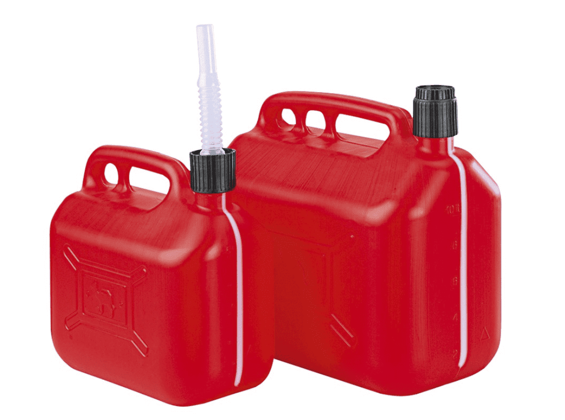 PLASTIMO Benzinkanister 5 oder 20 Liter mit Tülle
