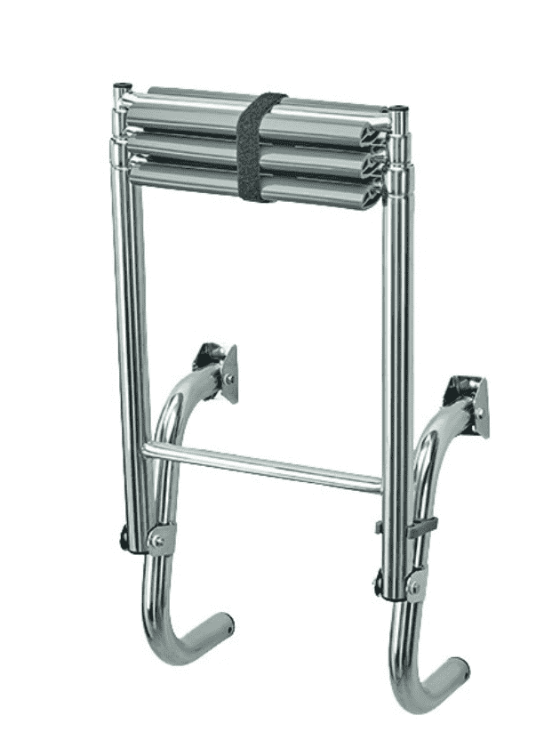PLASTIMO teleskopische Kippleiter, 4 Stufen