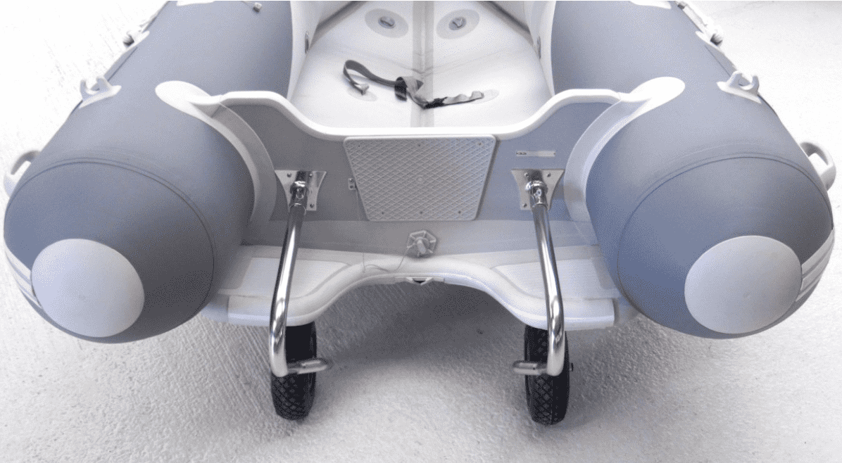 PLASTIMO Räder für Schlauchboote mit Stabilisatoren