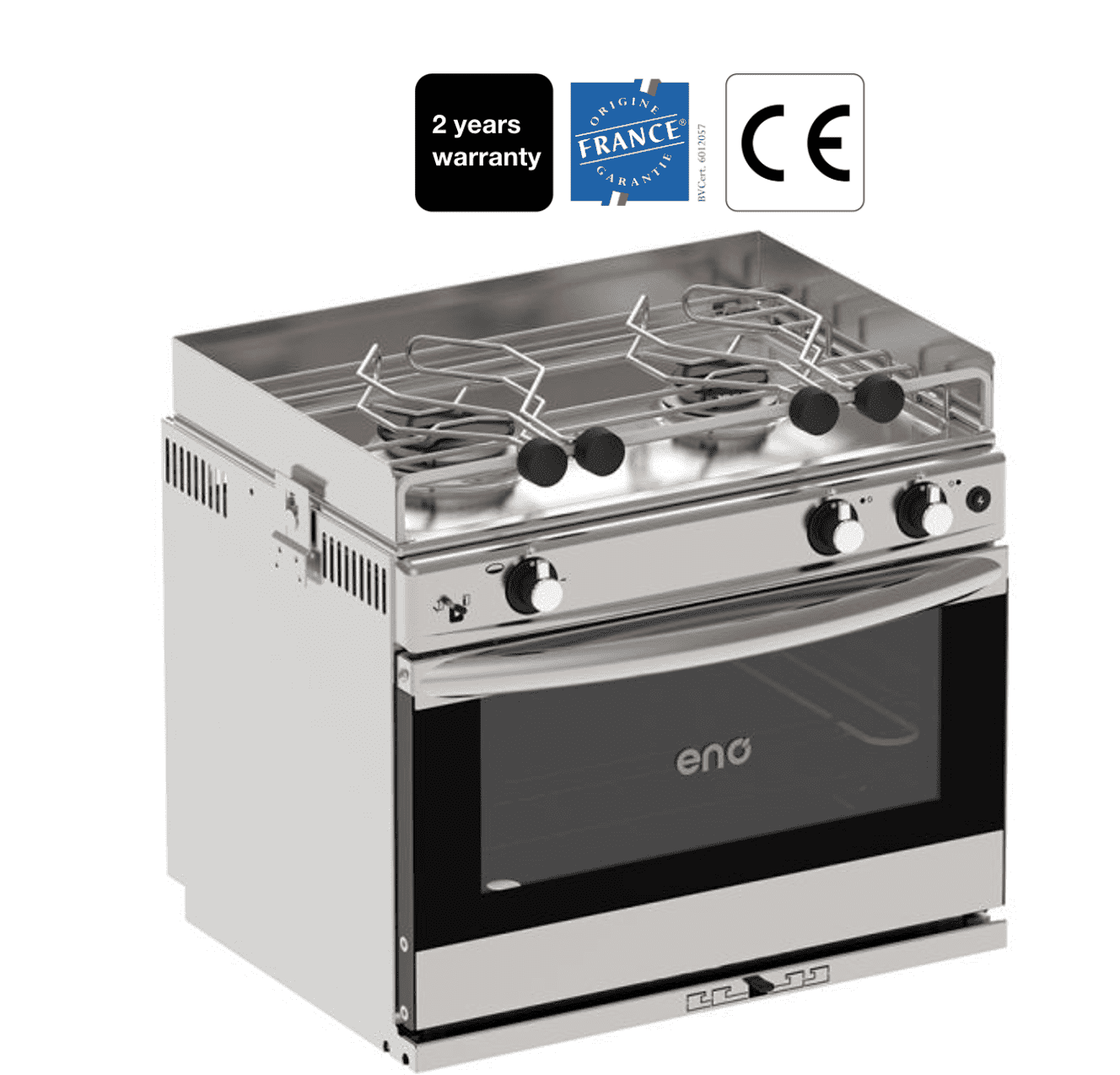 Eno GRAND LARGE 2-flammiger Kocher mit Backofen